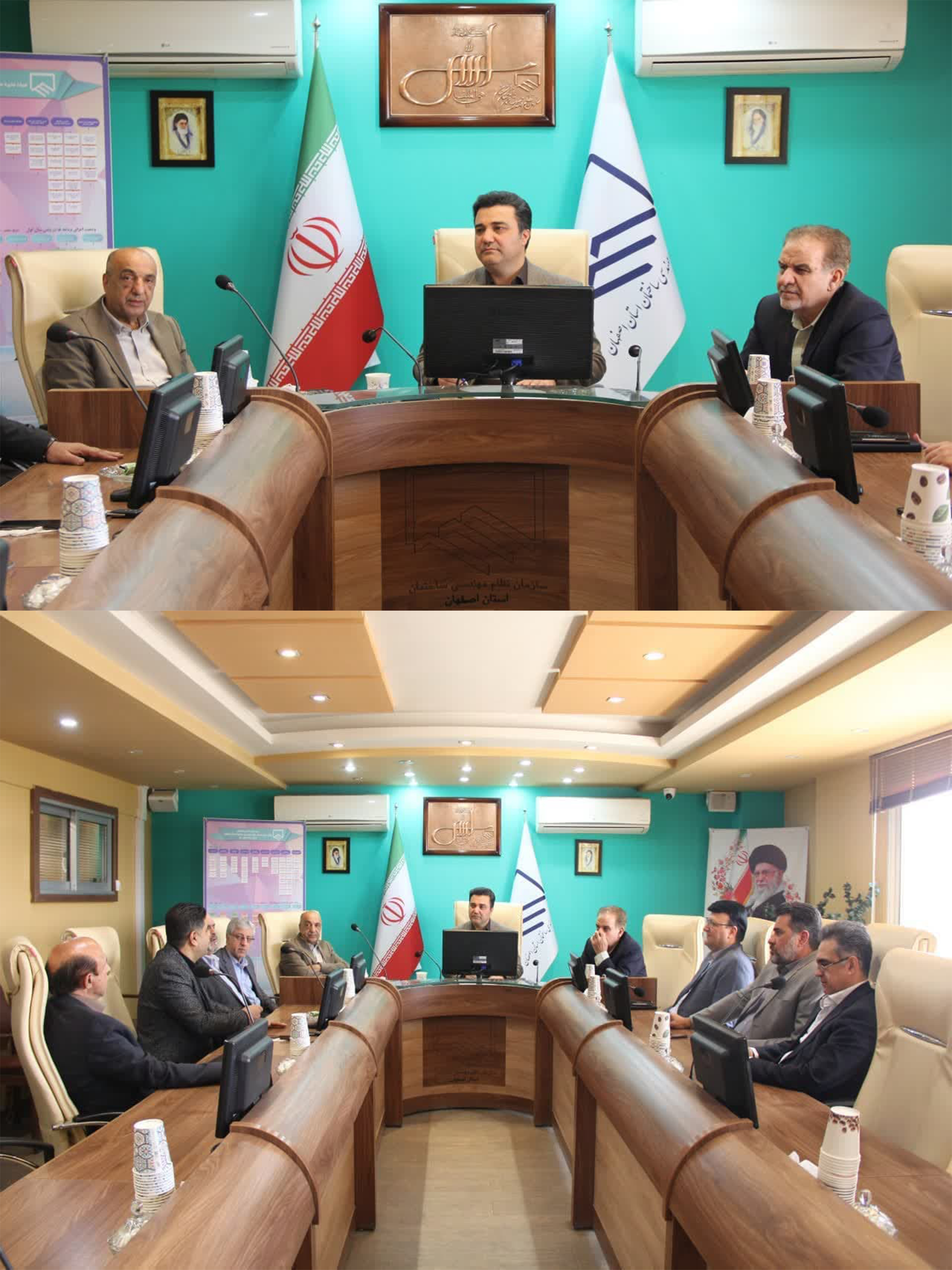 دیدار نوروزی اعضا هیئت مدیره انجمن انبوه سازان  استان و ریاست محترم سازمان نظام مهندسی